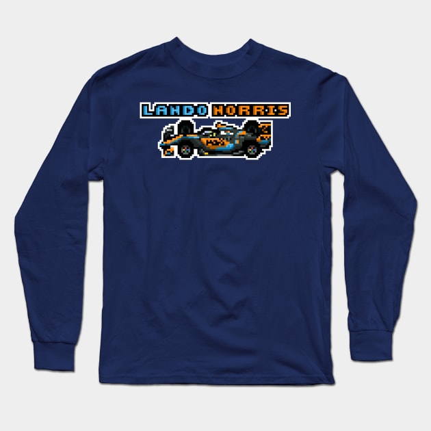 Lando Norris '23 Old School Long Sleeve T-Shirt by SteamboatJoe